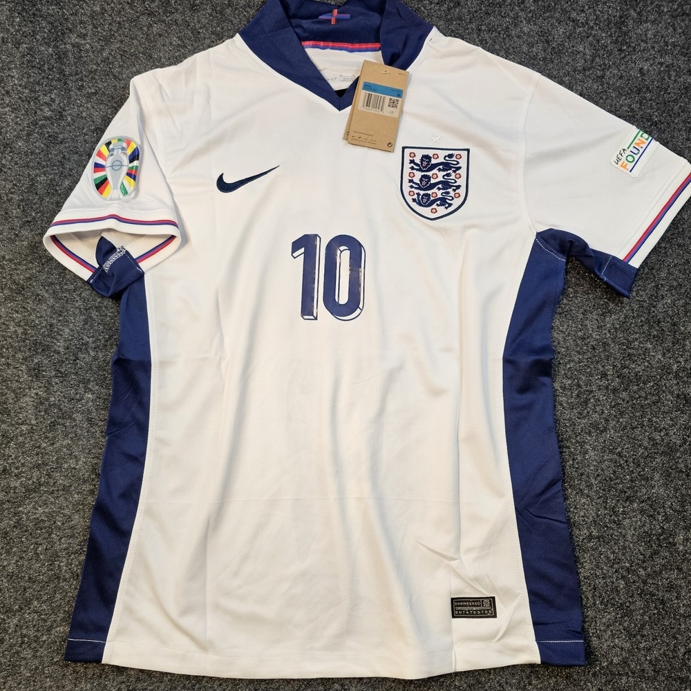 Nike Original Jude Bellingham #10 England Euro Jersey Mens Medium NWT